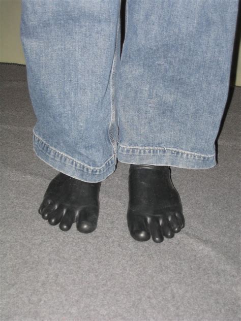 latex toe socks and jeans scrolller