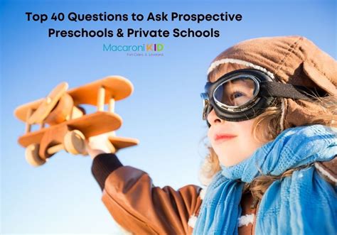 Top 40 Questions To Ask Prospective Preschools And Private Schools