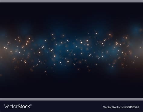 Royal Blue Background With Sparkles Light Effect Vector Image