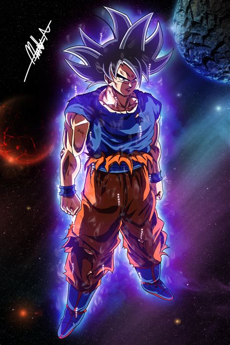 Goku ultra instinct form (source: Ultra Instinct sign Goku (Fan Art by me ) : Dragonballsuper