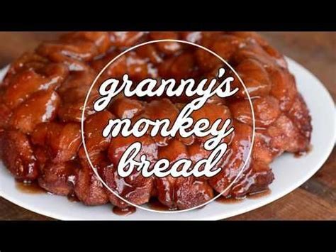 Traditional monkey bread is a sticky, gooey pastry made by coating small pieces of sweet bread dough with butter, cinnamon and sugar then baking them in a bundt pan. Granny's Monkey Bread is a sweet, gooey, sinful cinnamon ...