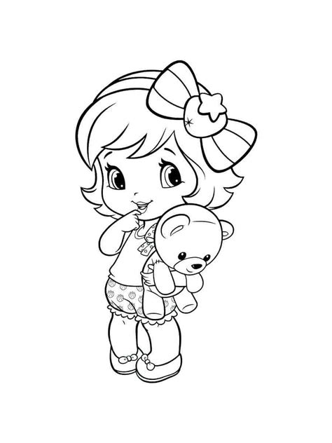 A Little Girl Coloring Pages