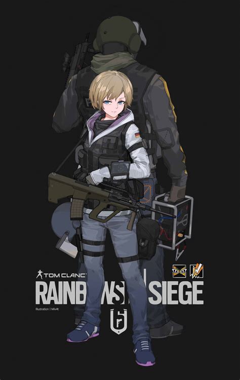 Iq R6s Rainbow Six Siege Игровой арт Game Art Anime Artist