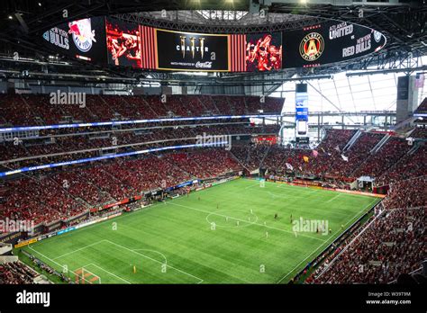 Major League Soccer Game Between Atlanta United Fc And The New York Red