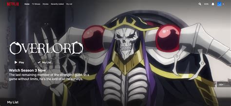 We did not find results for: Overlord Season 3 is now on Netflix! : overlord