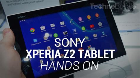 Sony Xperia Z2 Tablet Hands On Youtube