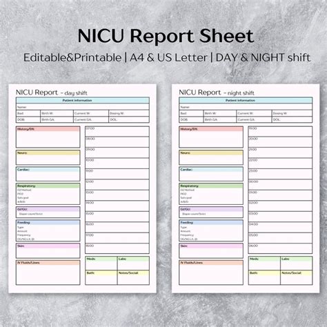 Nicu Report Sheet Nicu Brain Sheet Neonatal Nurse Shirt Nicu Patient