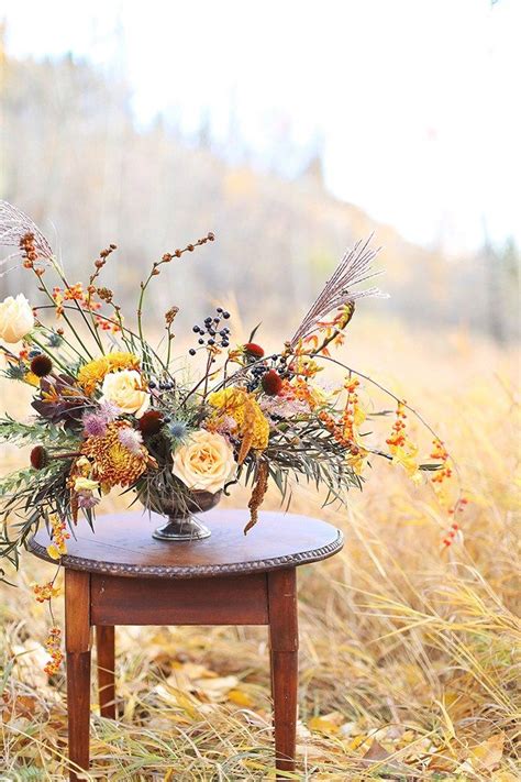 The Most Beautiful Autumn Arrangement Ever Fall Wedding