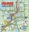 Map of Orlando Florida and Surrounding Towns International Airport Zip ...