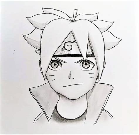 Drawing Tutorial Draw Anime Anime Drawing Easy Drawing Boruto Drawing Draw Boruto