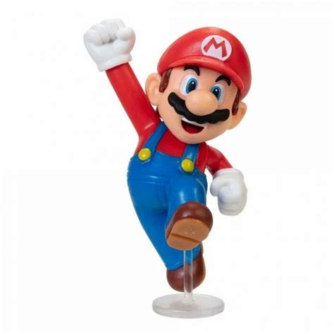 Figura Muñeco Nintendo Super Mario Bros Con Base 7 Cm