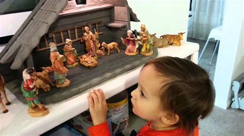 Setting Up The Nativity Scene Youtube