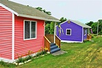Colorful Cabins Photograph by Allen Beatty - Pixels