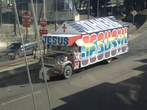 Jesus Bus Spotted Downtown Today Portland