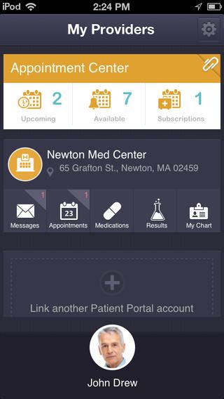 Patient Portal Mobile App Wchealth
