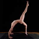 Vivastra Kama Yoga Erotic Nude Yoga Supine 18 Wheel Chakrasana