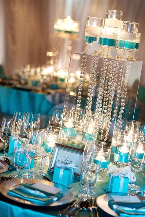 57 Tiffany Blue Wedding Table Decorations