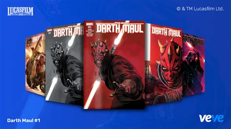 Star Wars Digital Comics — Star Wars Villains Darth Maul 1 Veve