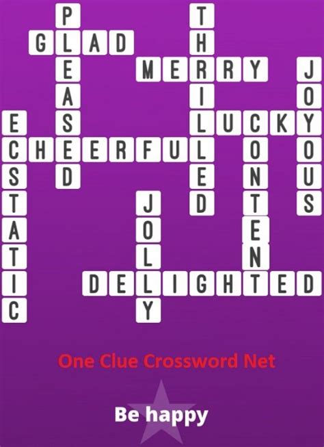 Be Happy Bonus Puzzle Get Answers For One Clue Crossword Now