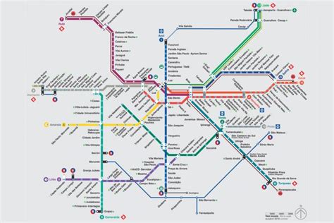 Mapa Da Rede Metro Abre Metr Cptm