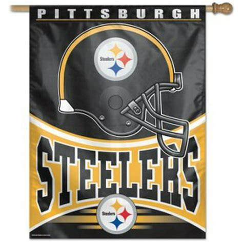 Nfl Pittsburgh Steelers Prime 27 X 37 Vertical Banner