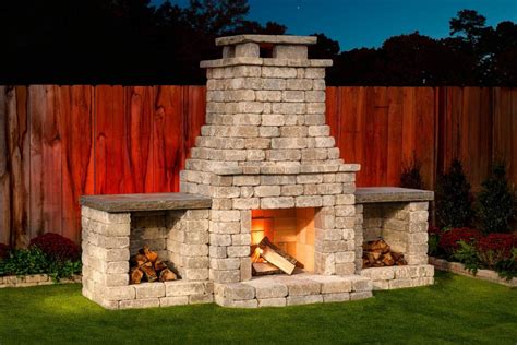 Diy Outdoor Fremont Fireplace Kit Makes Hardscaping Simple And Fast