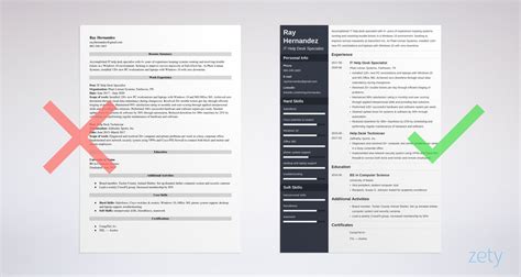 The functional resume tips recruiters off that there's something wrong. IT Help Desk Resume: Examples and Guide 10+ Tips