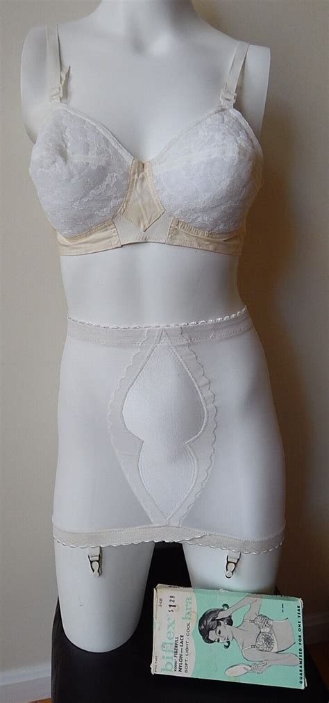 vintage biflex girdle and bra combination sizes 34 b… gem