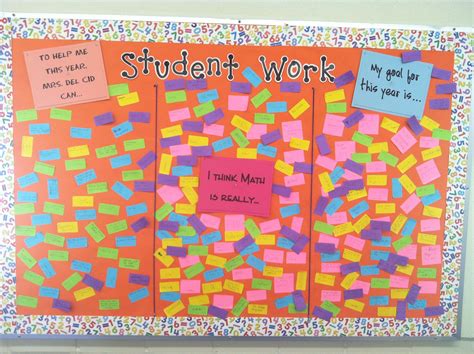 A Bulletin Board With Post It Notes On It