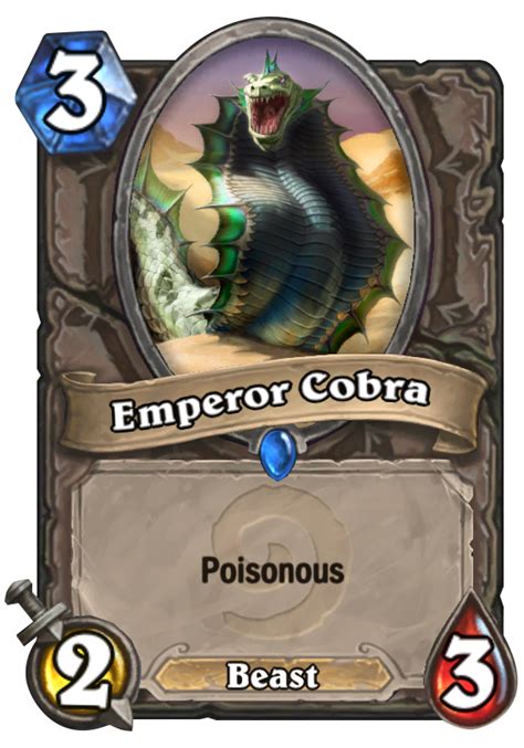 Emperor thaurissan is the third and final boss of the blackrock depths, the first wing of blackrock mountain. Emperor Cobra - Hearthstone Top Decks