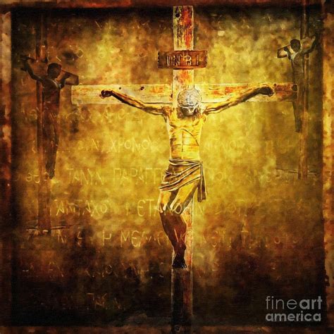 Crucified Via Dolorosa 12 Digital Art By Lianne Schneider Pixels Merch