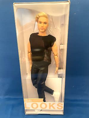 Barbie Ken Looks Signature Doll Blonde Rooted Hair Made To Move Body Htf Ebay