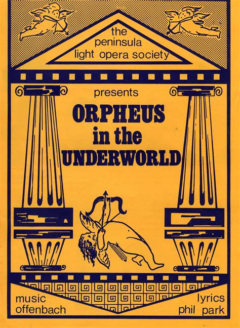 Orpheus In The Underworld Plos Musical Productions