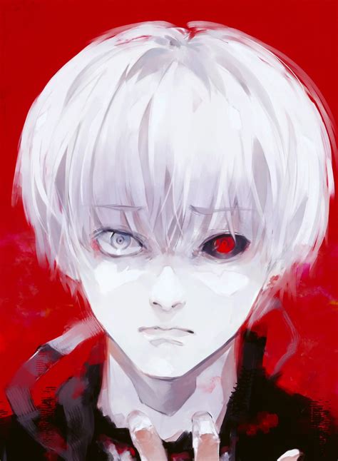 Image White Haired Kaneki In Ed2 Tokyo Ghoul Wiki