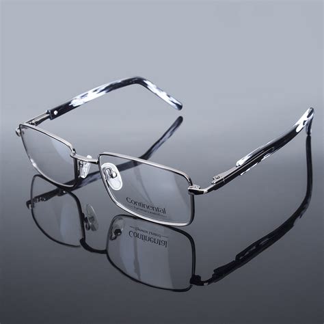 Classic Design Unisex Optical Spectacles Frame Stainless Steel Ultra Thin Metal Eyeglasses