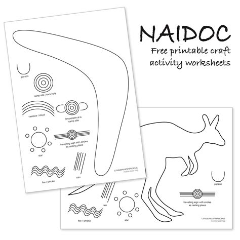 Naidoc Printable Craft Activity Worksheets Aboriginal Education