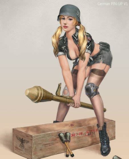 Volkstrum Military Poster S Pin Up Girls Pin Up Art Pin Up Pictures