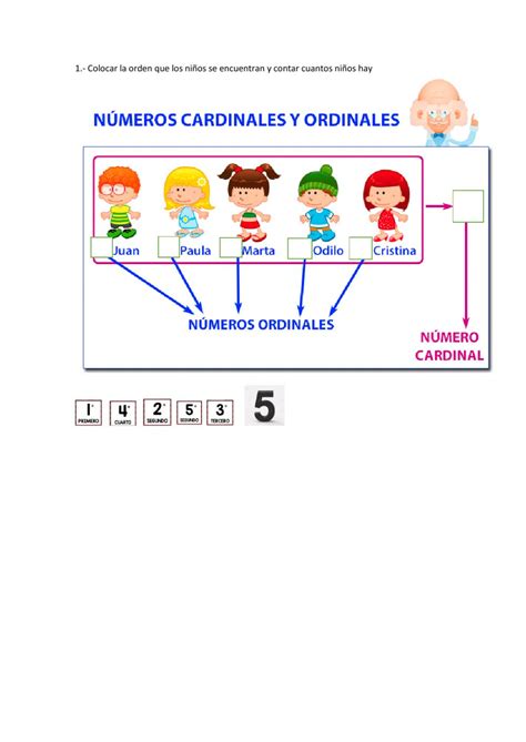 Ejercicios Con Numeros Cardinales Images And Photos Finder