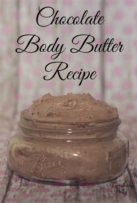 Whipped Chocolate Body Butter Recipe Body Butters Recipe Body Butter