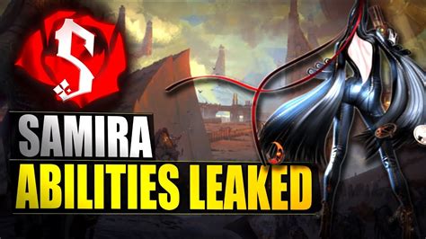 Samira New Champion Abilities Leaked League Of Legends Youtube