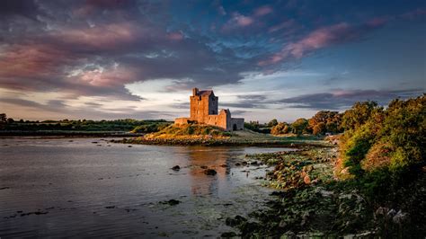 2560x1440 Dunguaire Castle Ireland 1440P Resolution Wallpaper, HD City ...