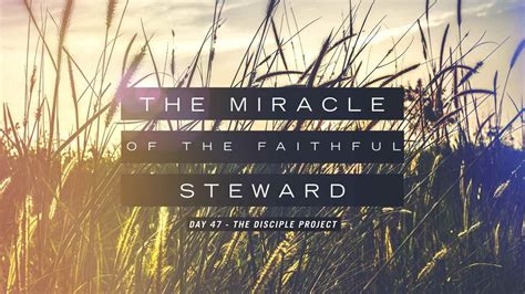 Genesis 47 The Miracle Of The Faithful Steward