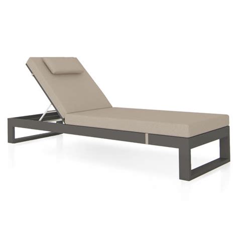 Contemporary Sun Lounger Amber Sjy Furniture Sunbrella® Acrylic Fabric Aluminum