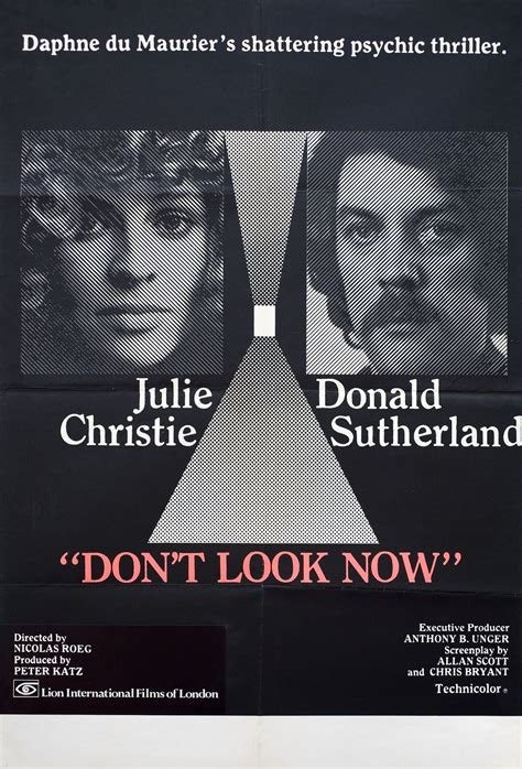 Dont Look Now 1973 British One Sheet Poster Posteritati Movie Poster