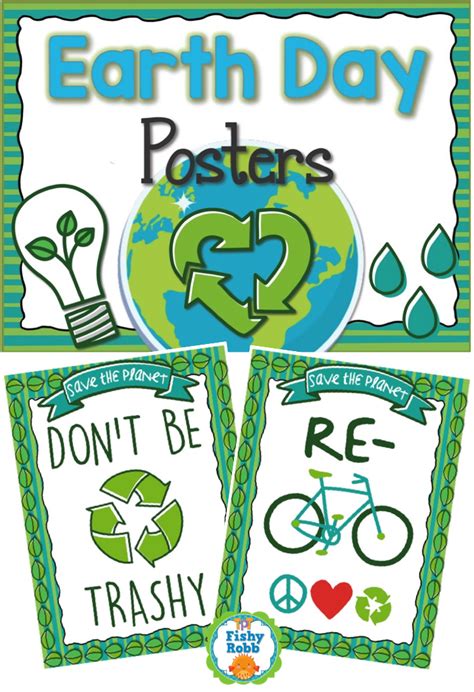 FREE Earth Day posters! | Earth day posters, Earth day activities, Earth day