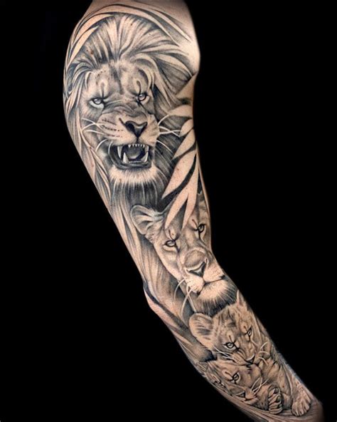 🦁 70 Lion Tattoos Meanings Designs And Ideas Powerful Lion Tattoos H Neartattoos
