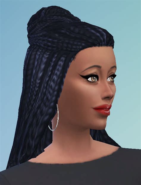 Sims 4 Hairs ~ Birksches Sims Blog Braid Bun For Her