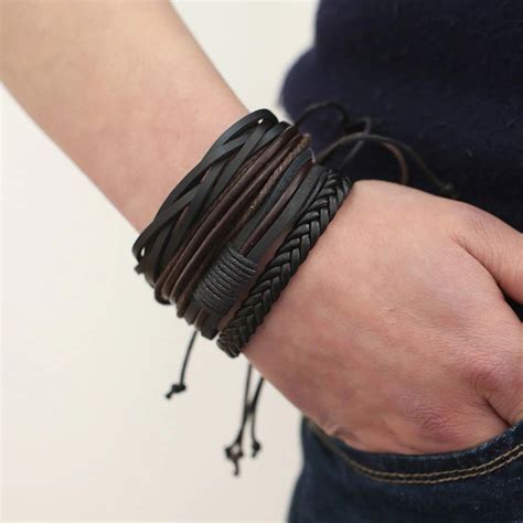 Pulseras Para Hombres Accesorios Masculinos Que Se Convierten En