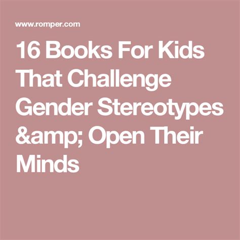 16 Books For Kids That Challenge Gender Stereotypes And Open Their Minds