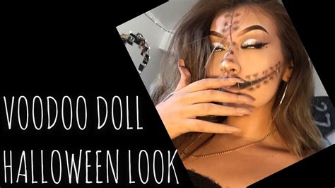 Voodoo Doll Halloween Makeup Tutorial Youtube